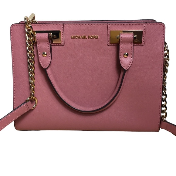 Michael Kors Quinn Medium Saffiano Leather Satchel Handbag NEW - Picture 3 of 9